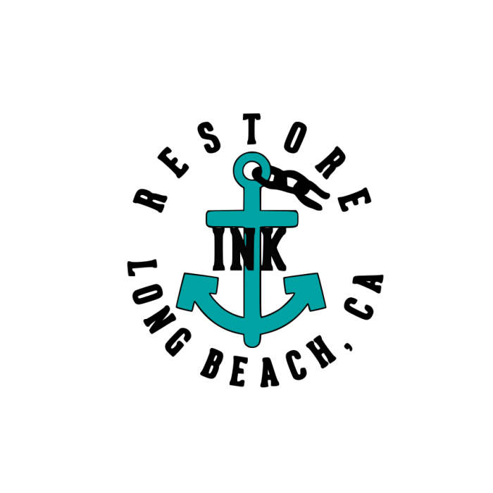 Transparent Black Letters Edge